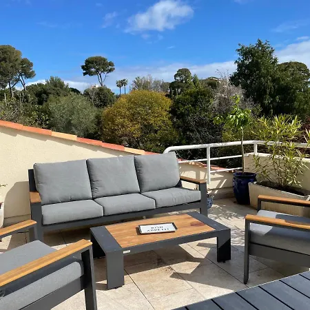 Cap D'antibes - Garoupe - Pool, Tennis Prive, A 300m De La Lägenhet *